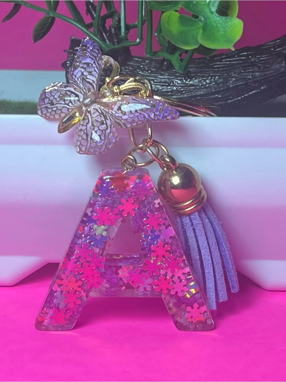 Letter A Keychain, Alphabet Keychains, Women’s & Girls accessories